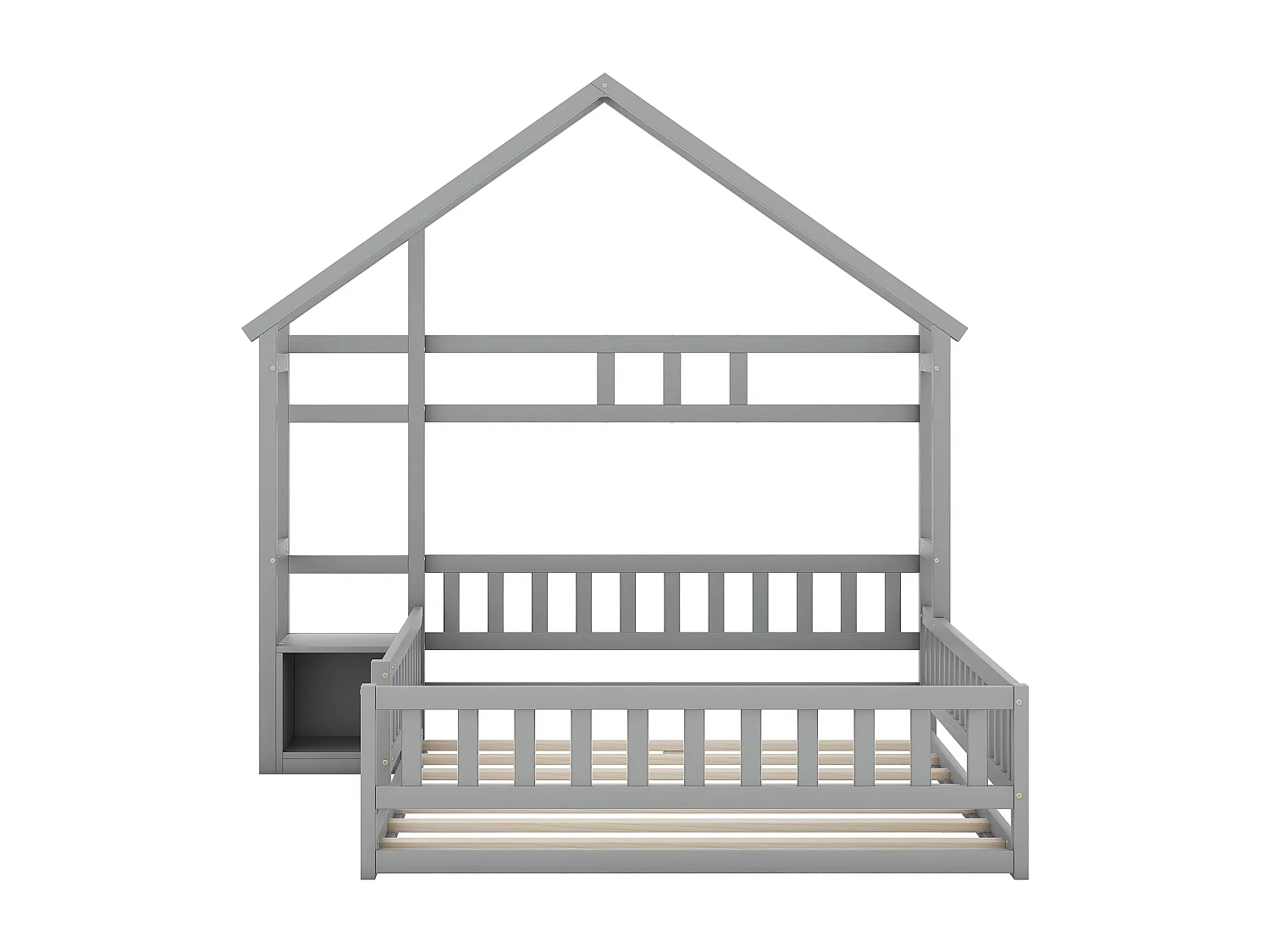 Lit double 160x200 cm avec sommier - tête de lit capitonnée avec LED - similicuir - blanc (sans matelas)