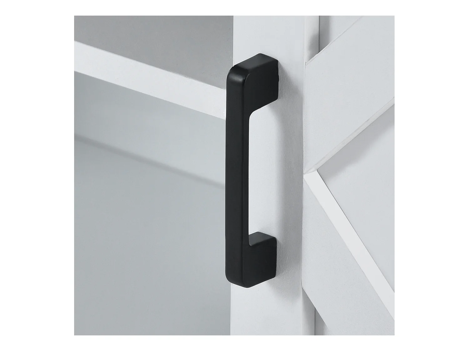 Meuble TV 150x40x60 cm salon 2 portes coulissantes et rangement ouvert en bois - étagères réglables - blanc