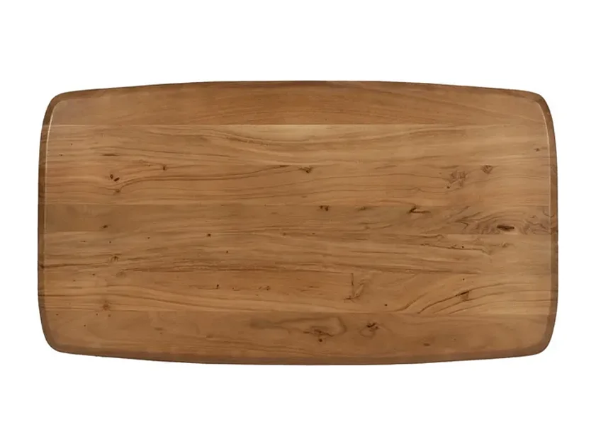 Table à manger 200 cm bois acacia et pieds métal croisés HIMERA