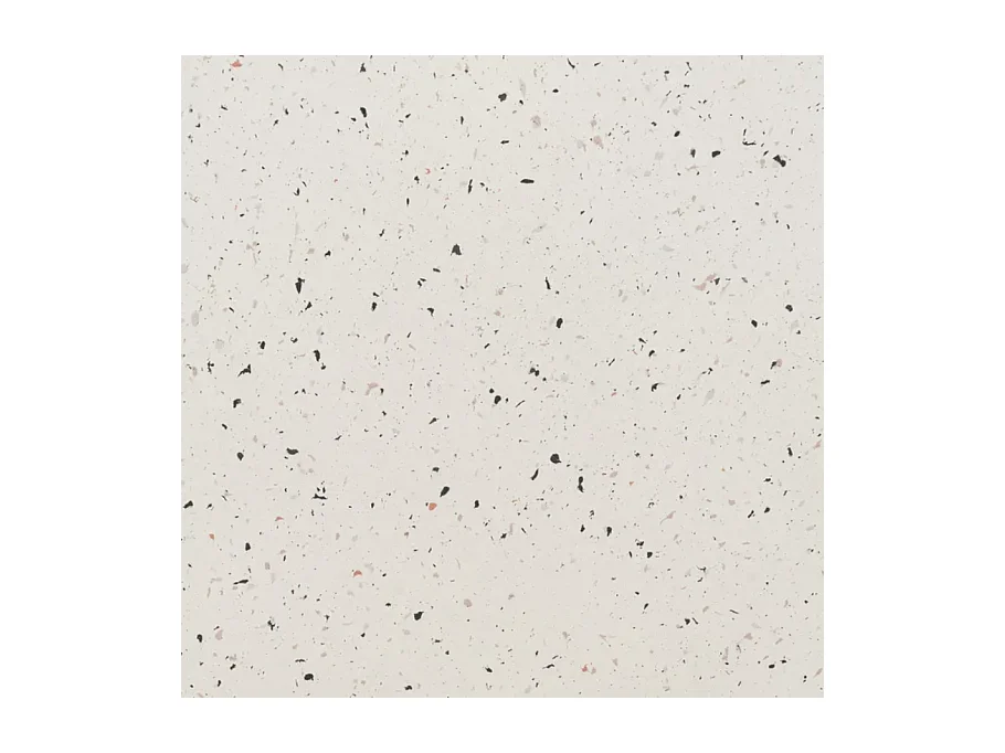 Table basse fibre de magnésium blanche 80 cm légère VEINRA