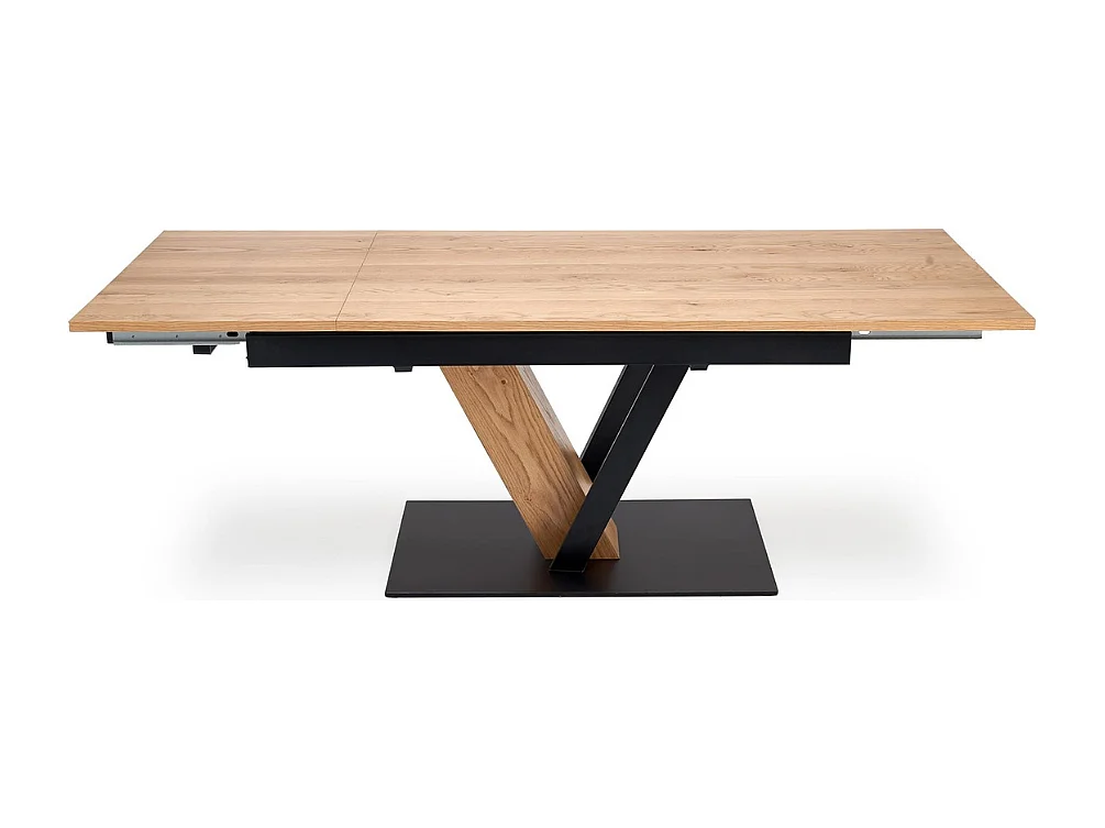 Table de salle à manger design extensible pied en V PEARL