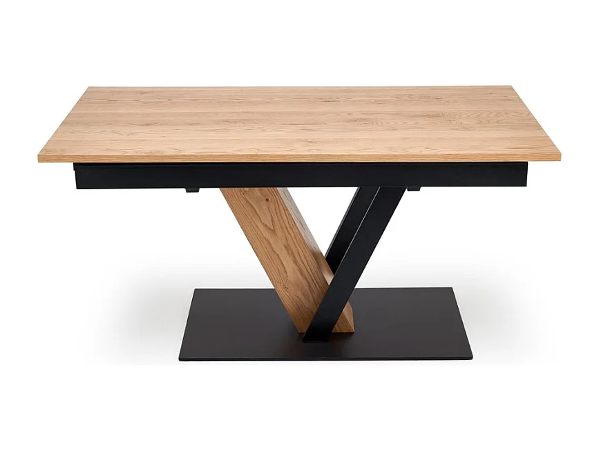 Table de salle à manger design extensible pied en V PEARL