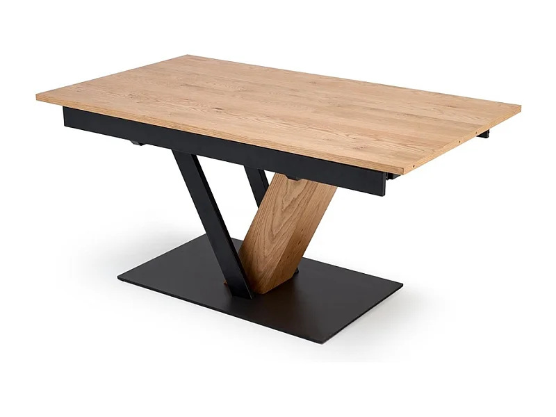 Table de salle à manger design extensible pied en V PEARL