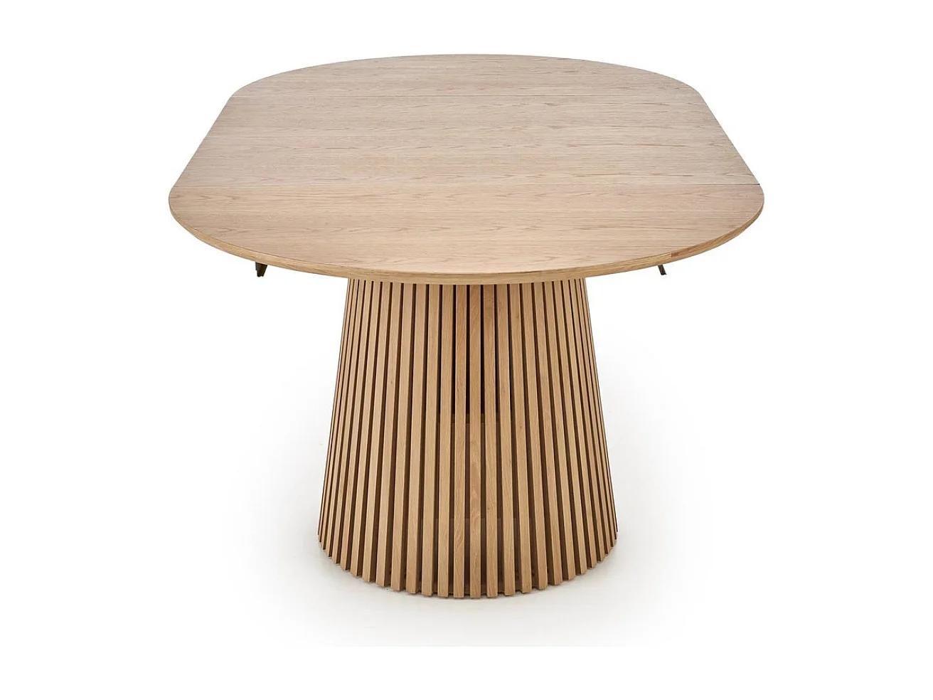 Table de salle à manger ronde extensible avec tasseaux UTAH