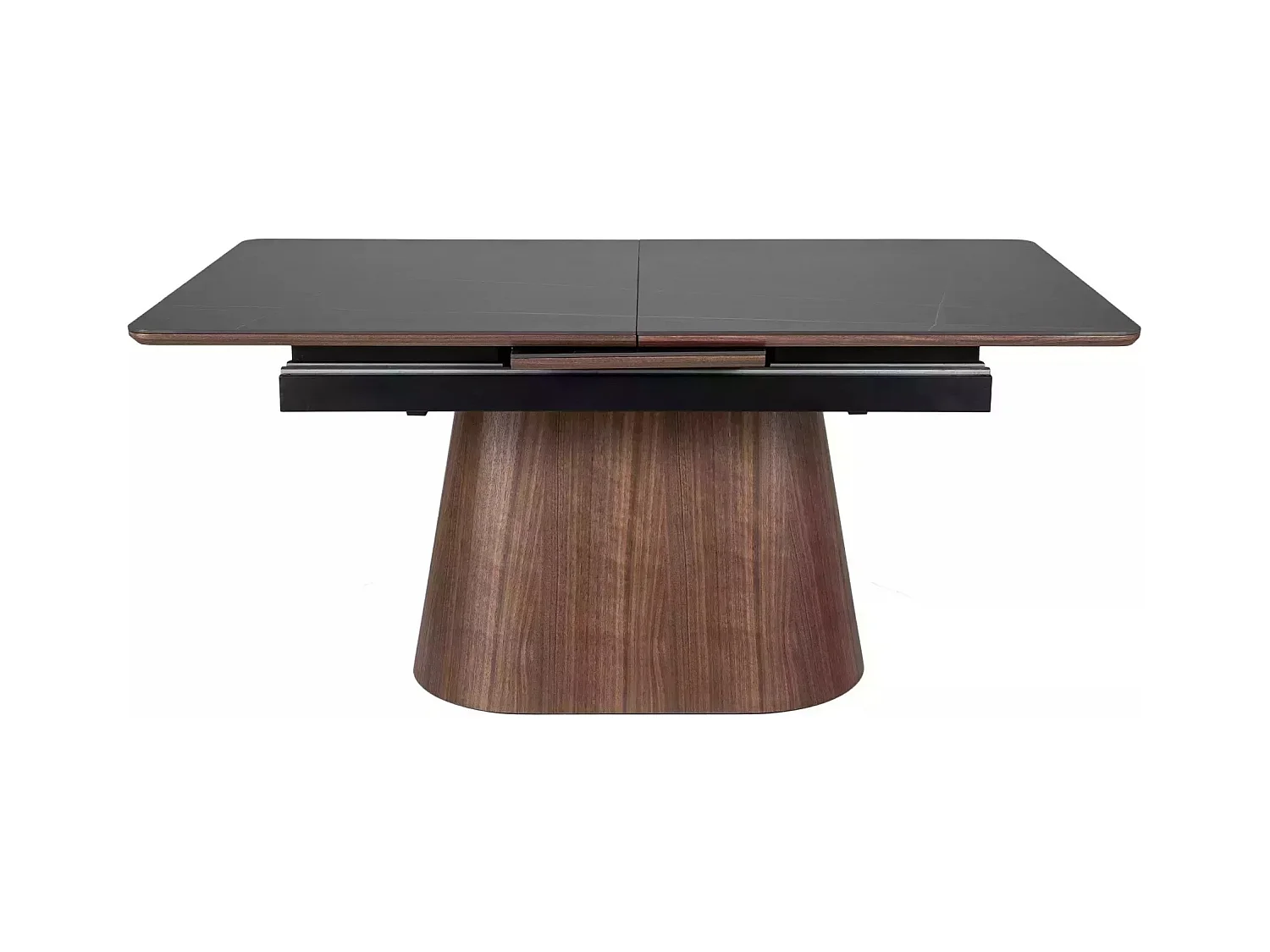 Esstisch Monacco/Keramik/Erweiterbar/Braun&Schwarz