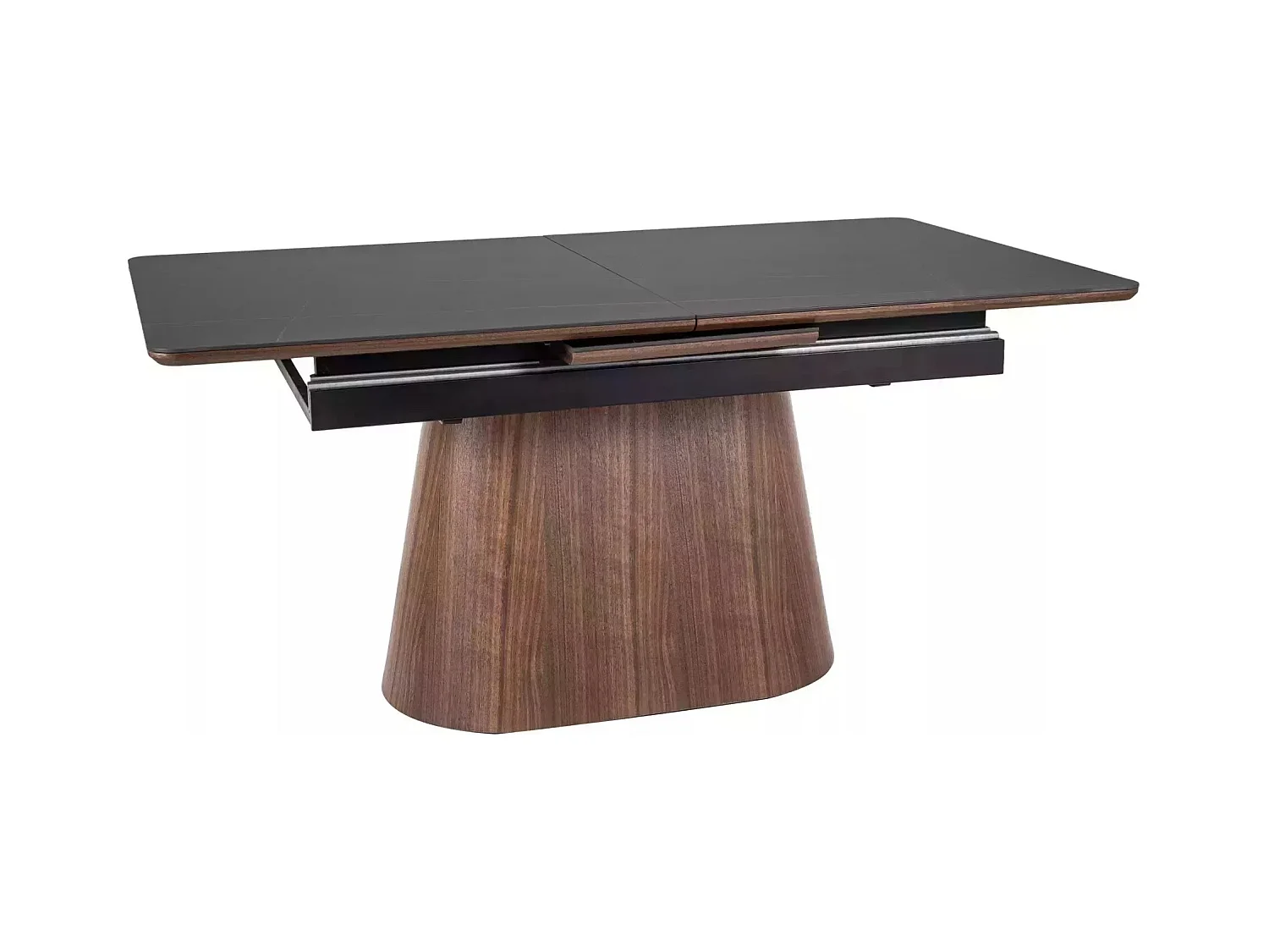 Esstisch Monacco/Keramik/Erweiterbar/Braun&Schwarz