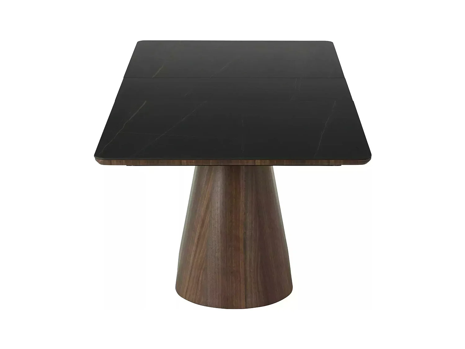 Esstisch Monacco/Keramik/Erweiterbar/Braun&Schwarz