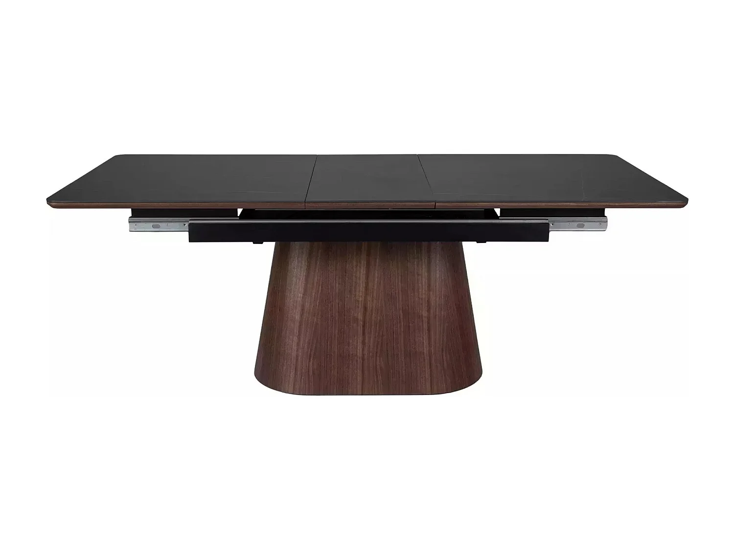 Esstisch Monacco/Keramik/Erweiterbar/Braun&Schwarz