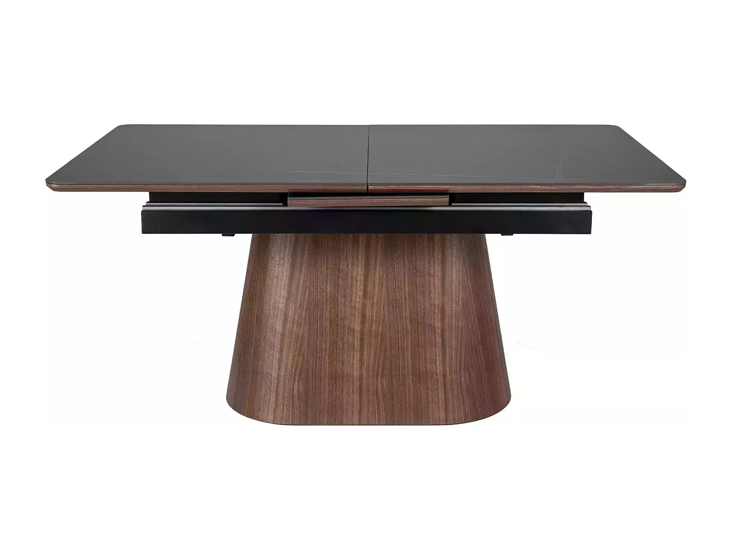 Esstisch Monacco/Keramik/Erweiterbar/Braun&Schwarz