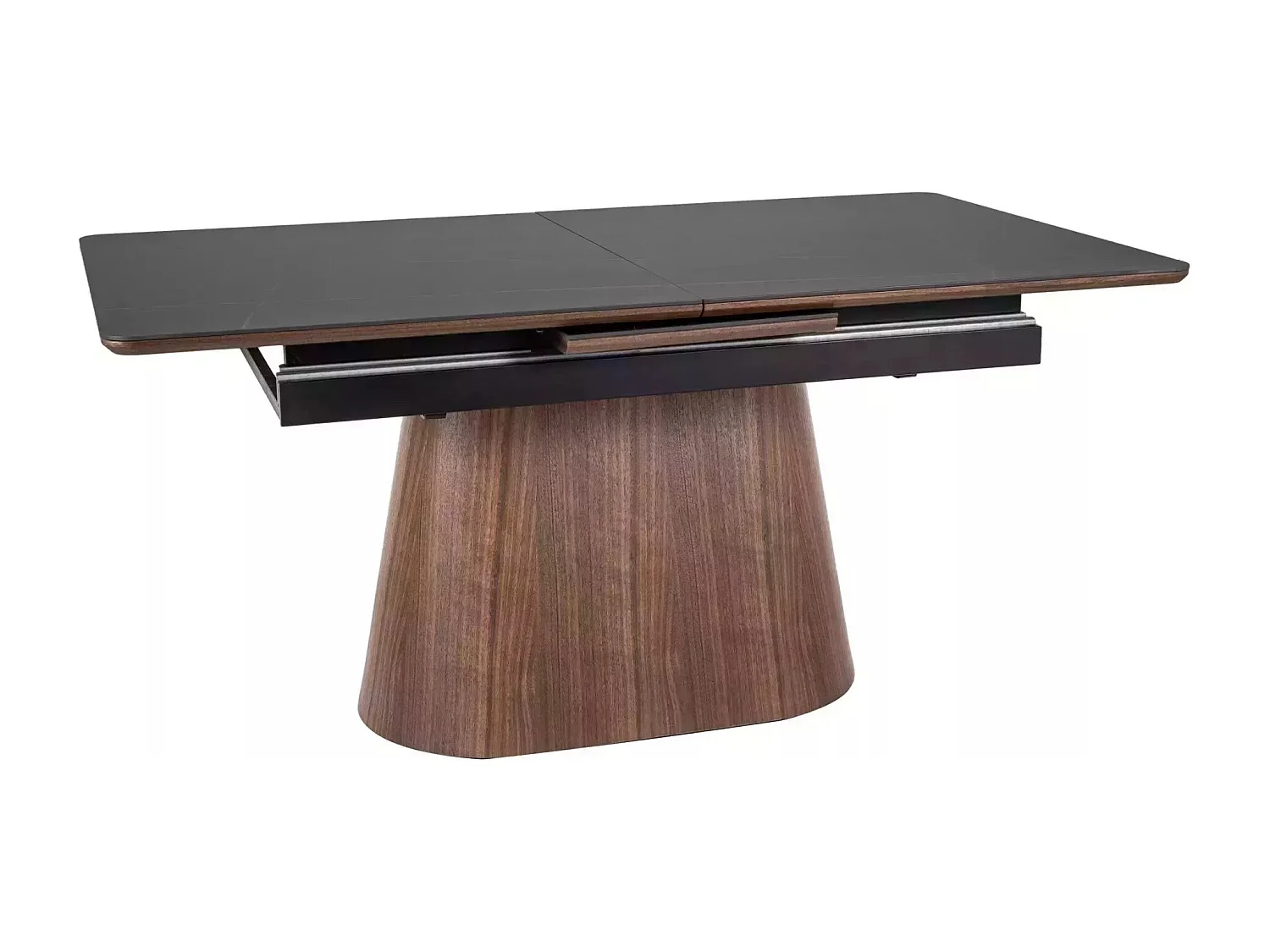 Esstisch Monacco/Keramik/Erweiterbar/Braun&Schwarz