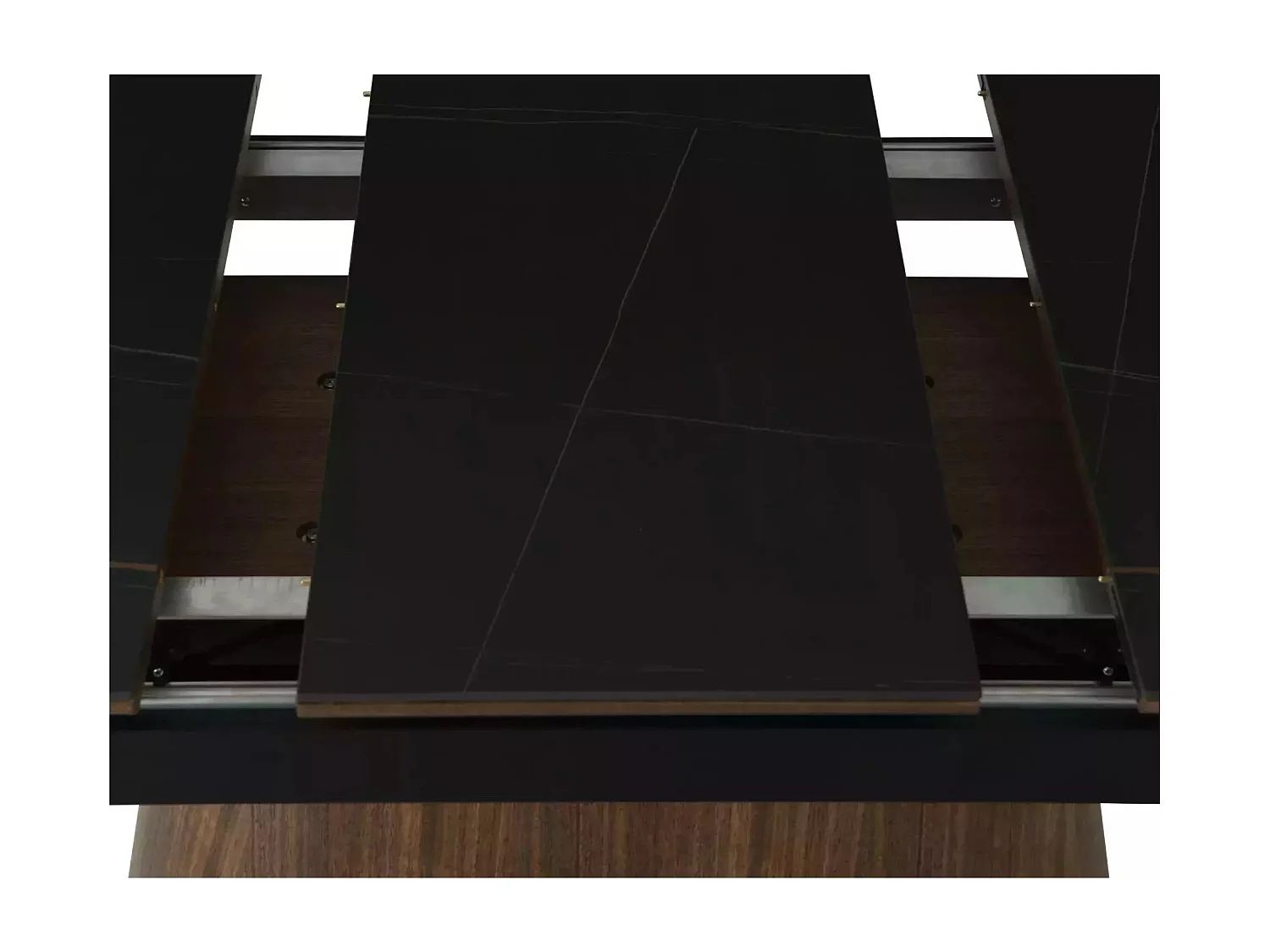 Esstisch Monacco/Keramik/Erweiterbar/Braun&Schwarz