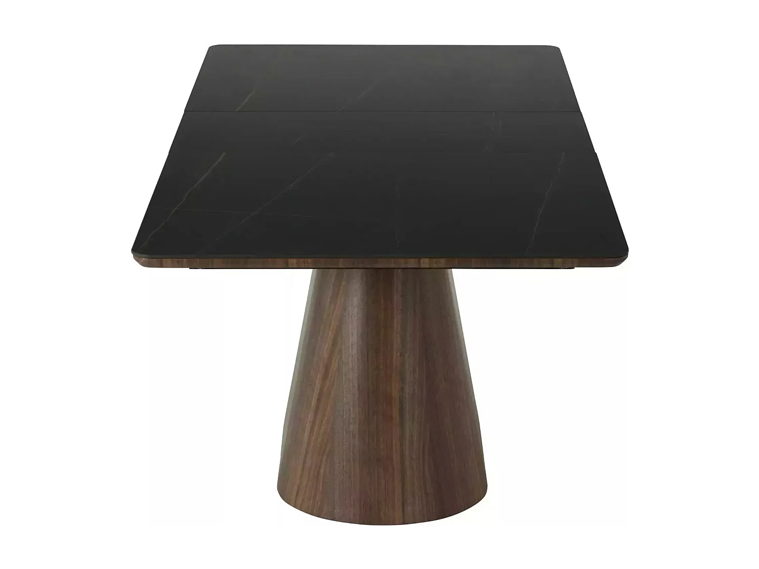 Esstisch Monacco/Keramik/Erweiterbar/Braun&Schwarz