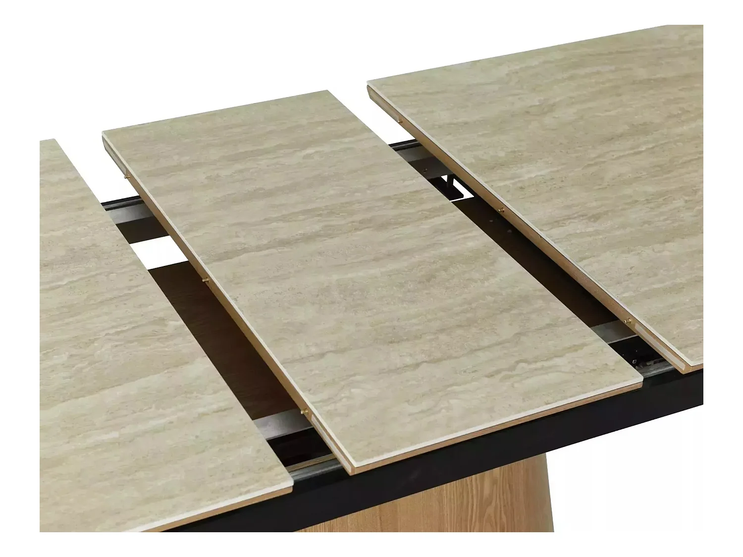 Esstisch Monacco/Keramik/Erweiterbar/Braun&Beige