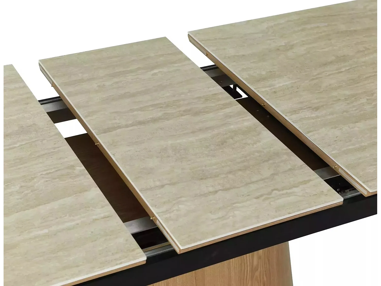 Esstisch Monacco/Keramik/Erweiterbar/Braun&Beige