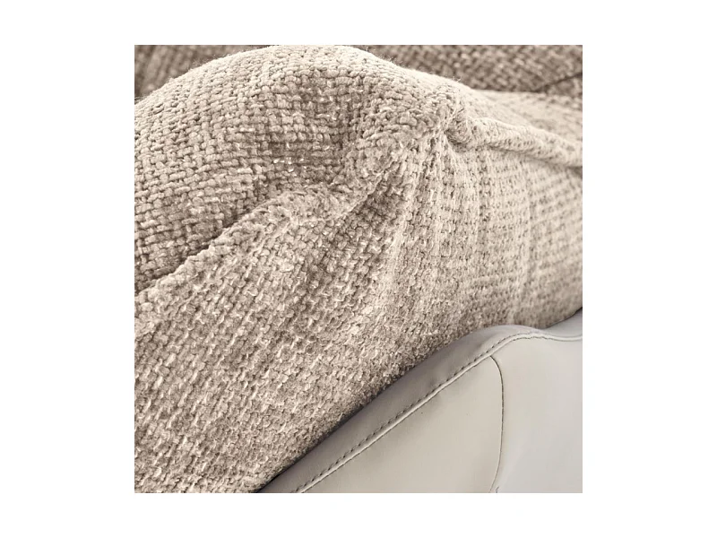 Fauteuil confort pivotant 360° beige Adel