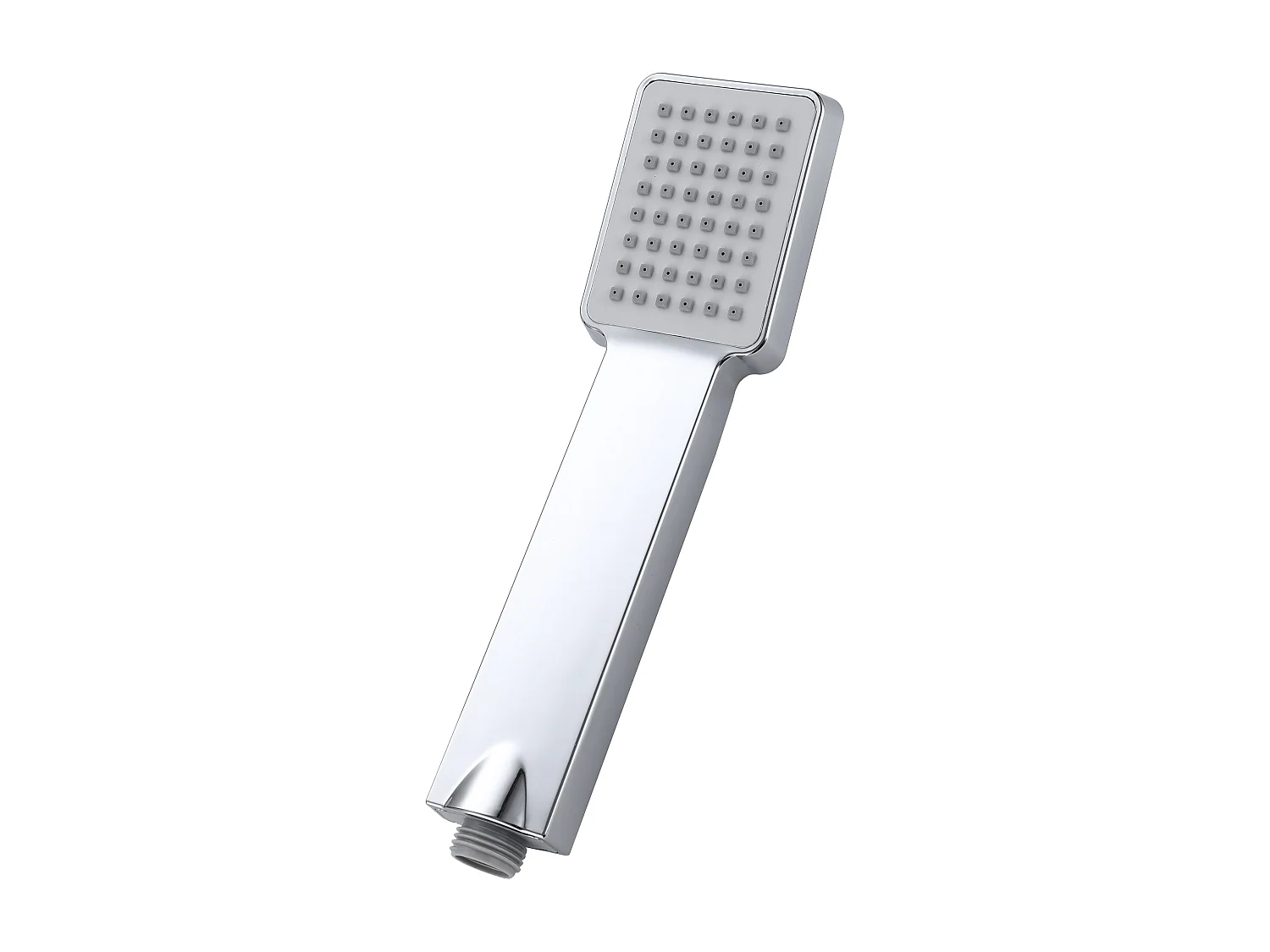 AICA Coluna de Chuveiro Termostática Cromo com Chuveiro de Mão Quadrado, Chuveiro Superior e Barra Ajustável