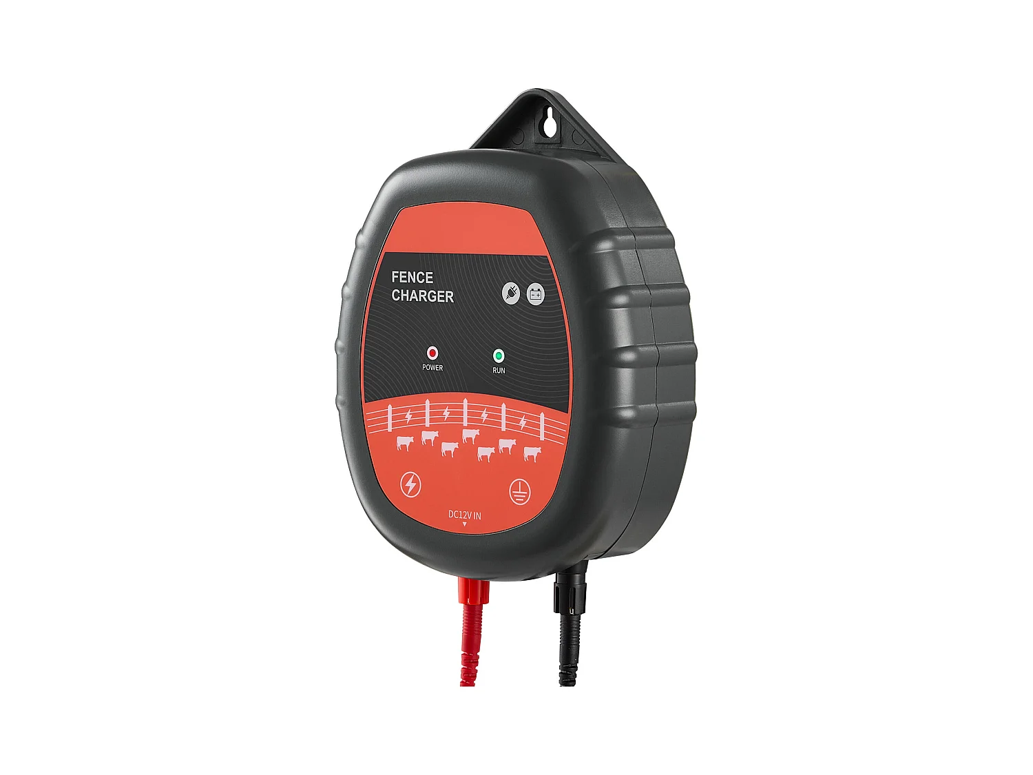 Chargeur de Clôture Électrique SucceBuy, 1 J, Électrificateur de Clôture Électrique, Compatible Alimentations CA CC Solaire, 10 kV, Portée 1-3 km