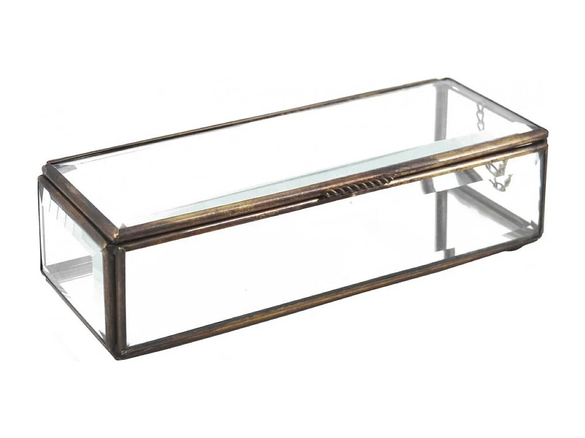 Boite bronze Verre Bronze - Décoration d'Autrefois