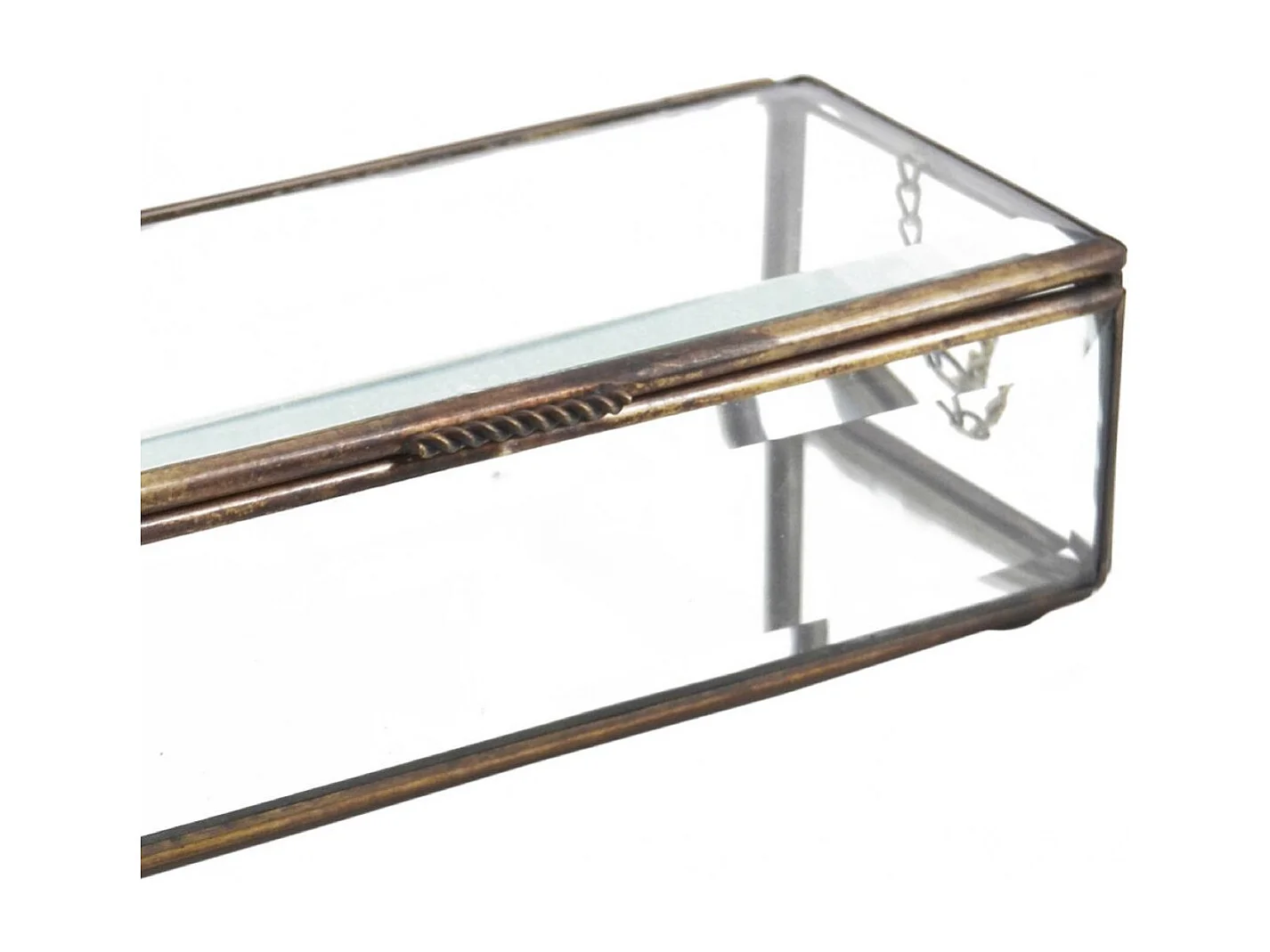 Boite bronze Verre Bronze - Décoration d'Autrefois