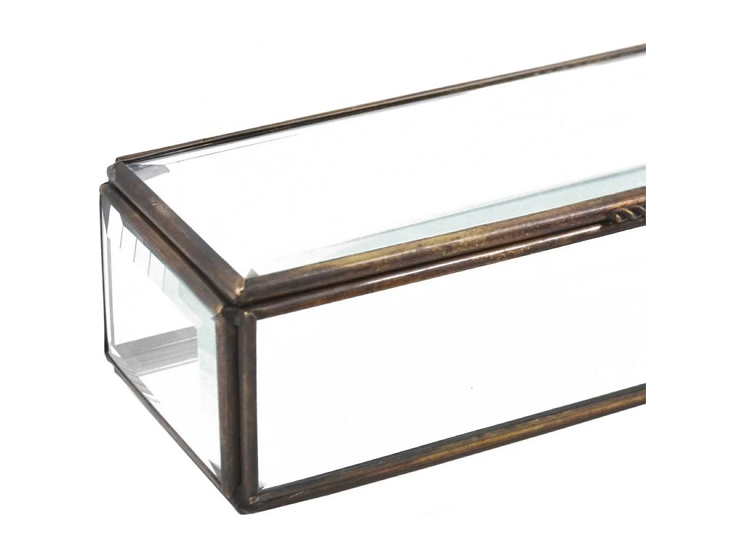 Boite bronze Verre Bronze - Décoration d'Autrefois