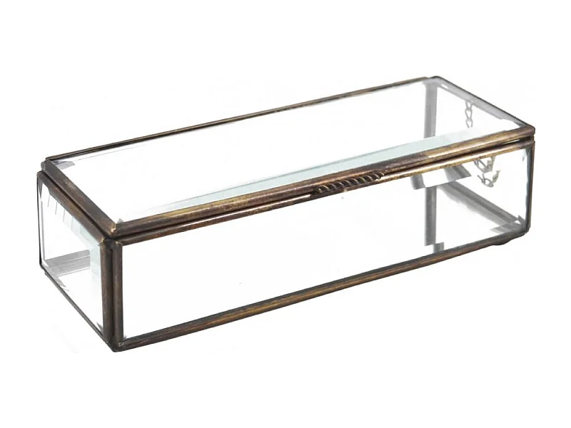 Boite bronze Verre Bronze - Décoration d'Autrefois