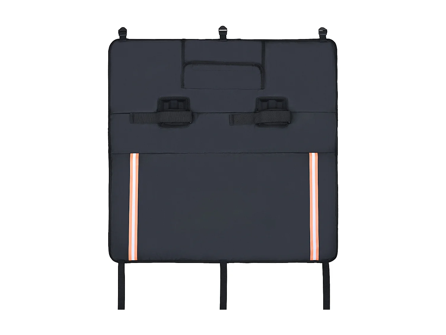 Coussin de Protection de Hayon SucceBuy 84x83 cm Coussin de Hayon Porte-Vélos en PVC et Éponge Housse de Protection pour Hayon de Pick-up 2 Sangles