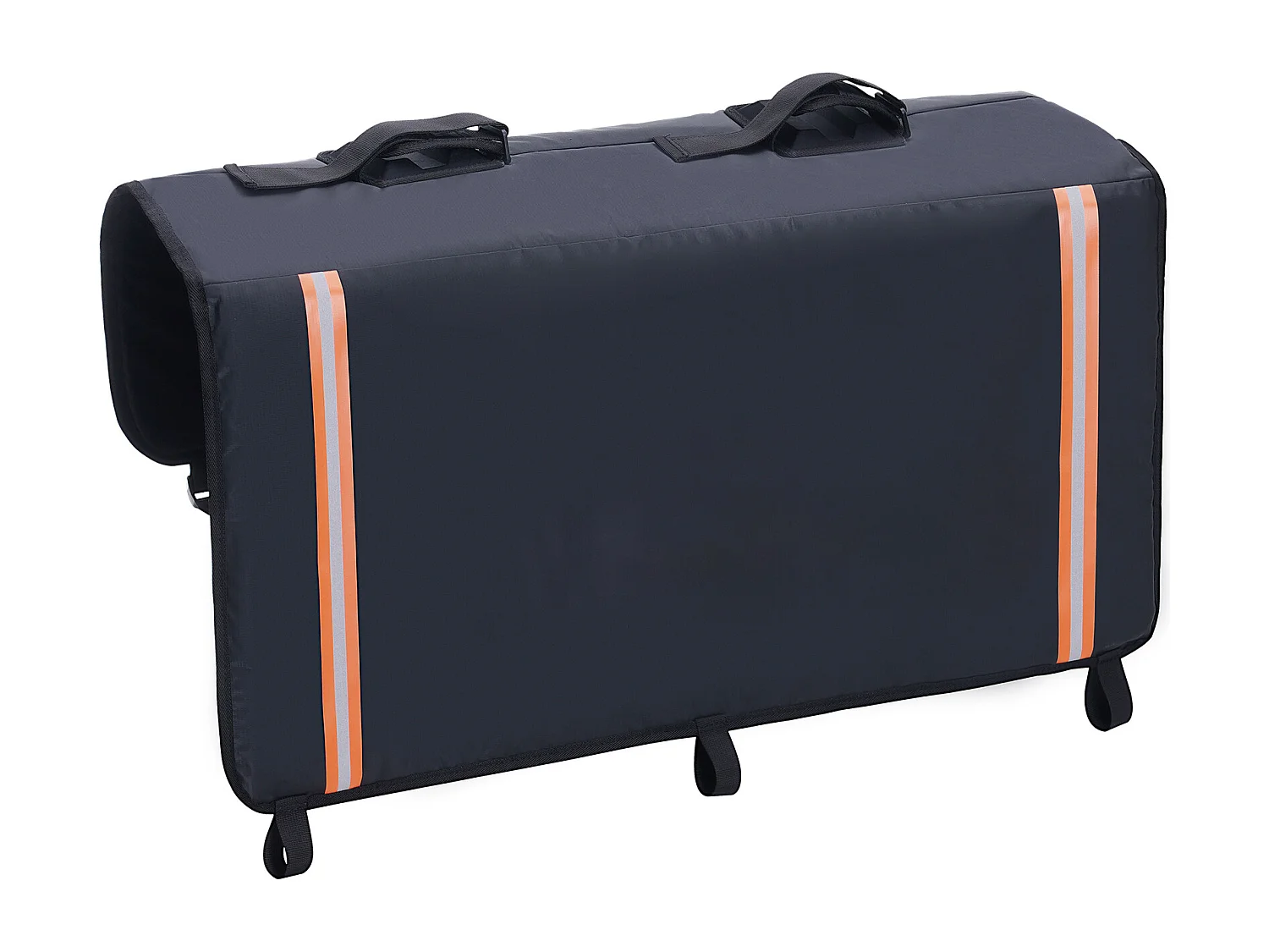 Coussin de Protection de Hayon SucceBuy 84x83 cm Coussin de Hayon Porte-Vélos en PVC et Éponge Housse de Protection pour Hayon de Pick-up 2 Sangles
