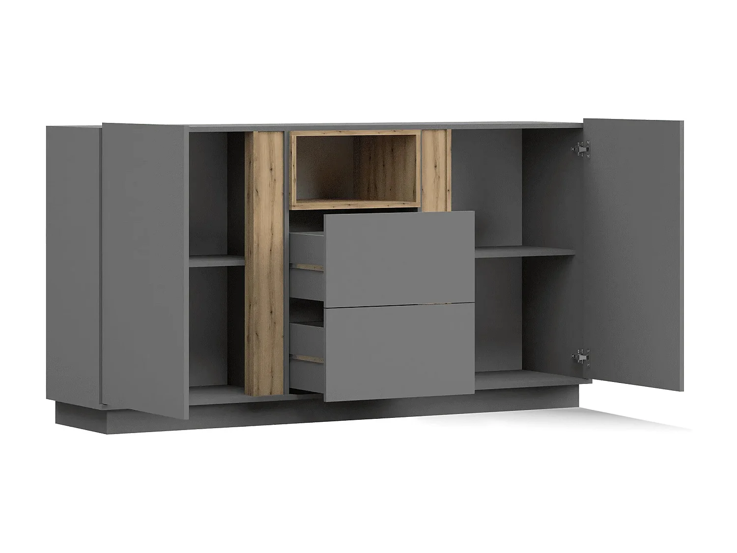 Buffet Orien 180 cm - Gris