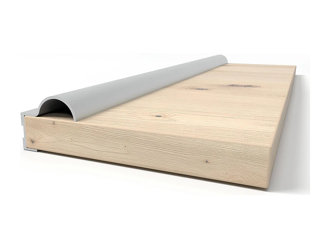 Armoire Solènea 183 cm avec miroir - Blanc