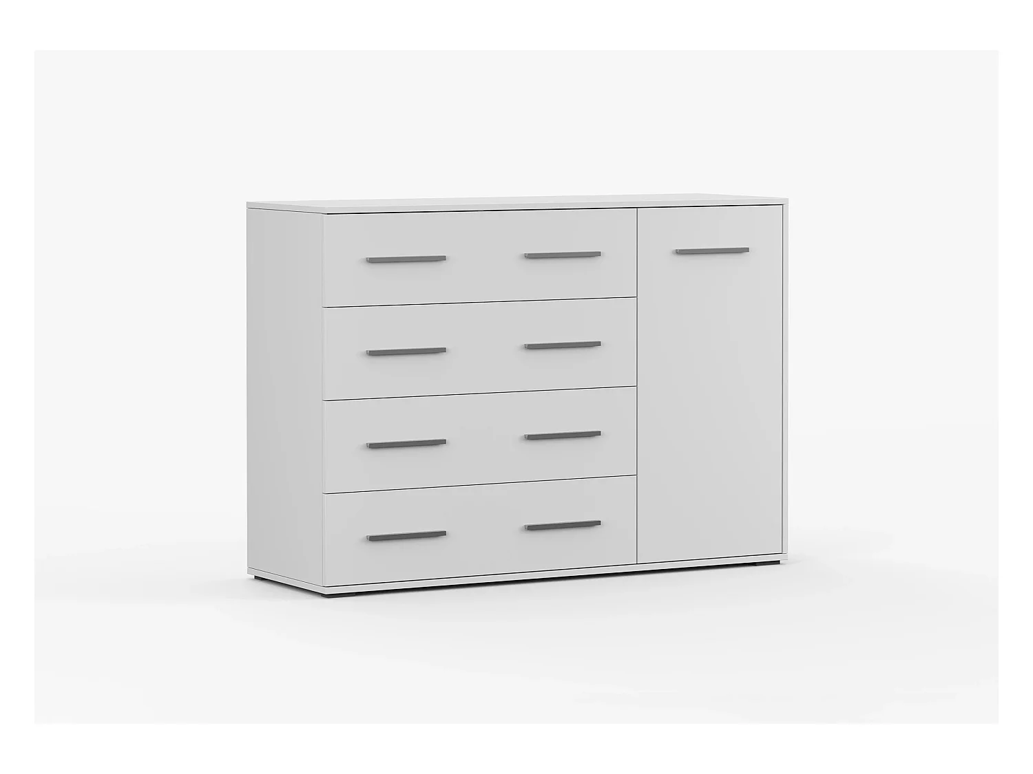 Commode Ilario II 135 cm - Blanc