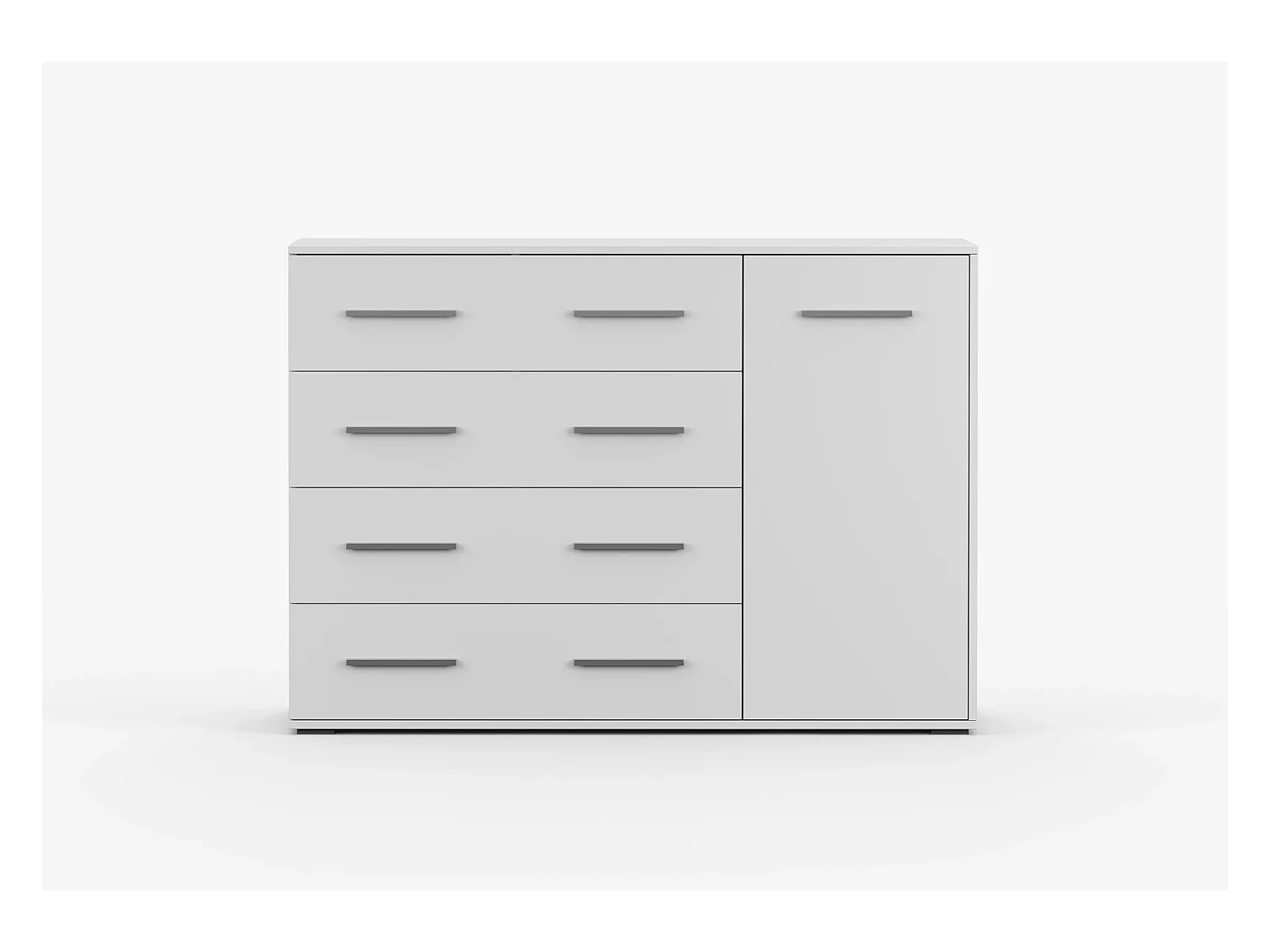 Commode Ilario II 135 cm - Blanc