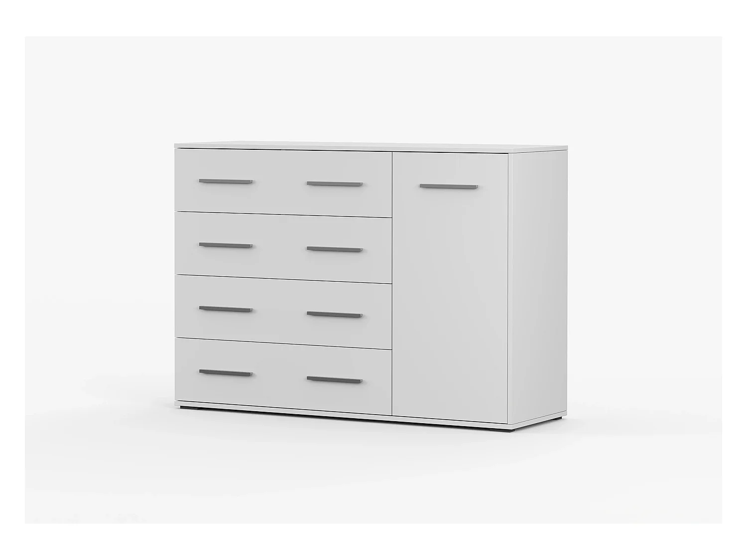 Commode Ilario II 135 cm - Blanc