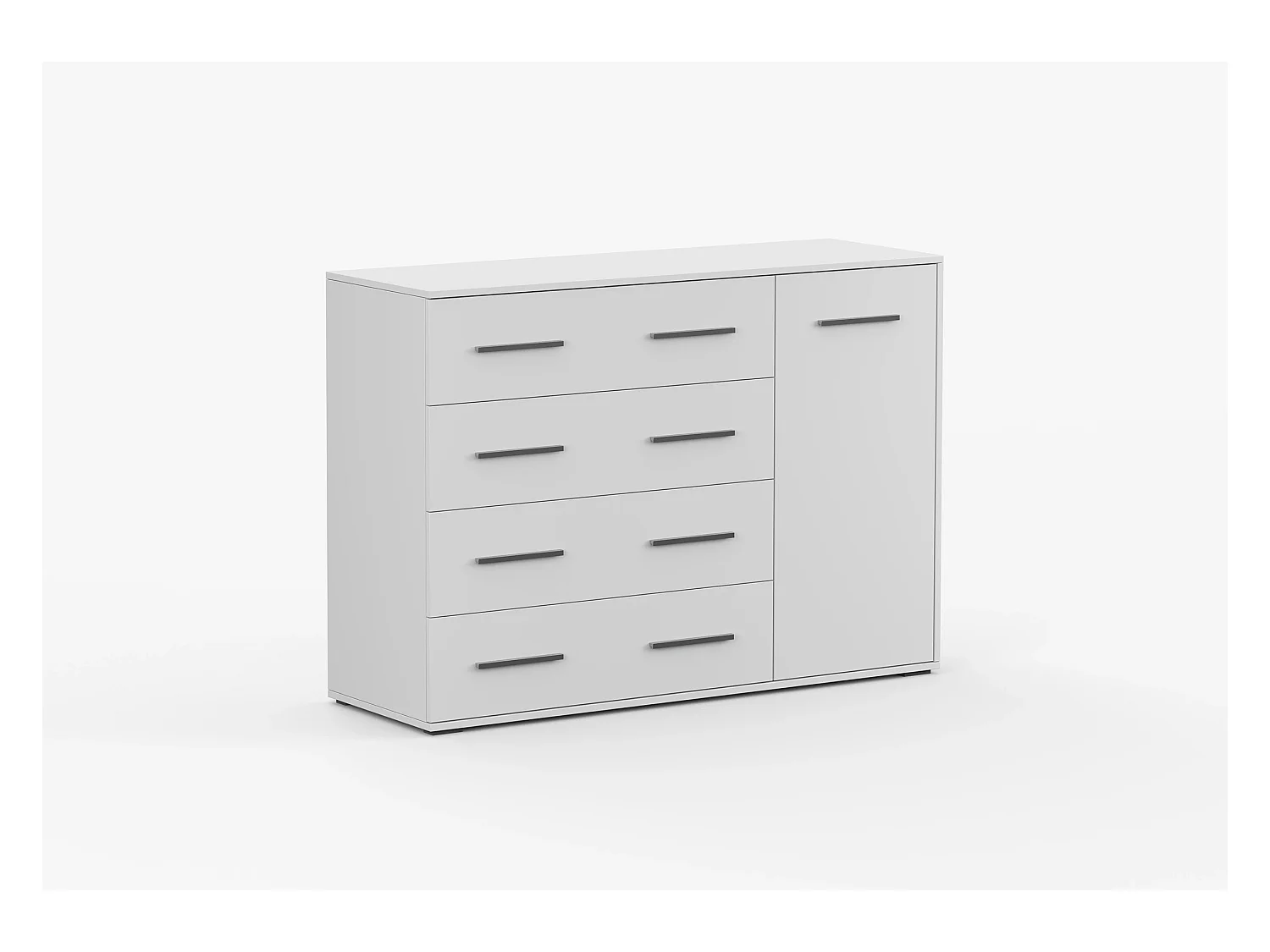 Commode Ilario II 135 cm - Blanc