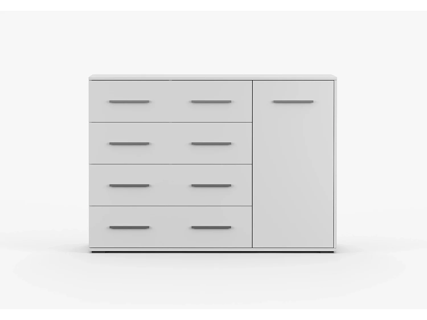 Commode Ilario II 135 cm - Blanc