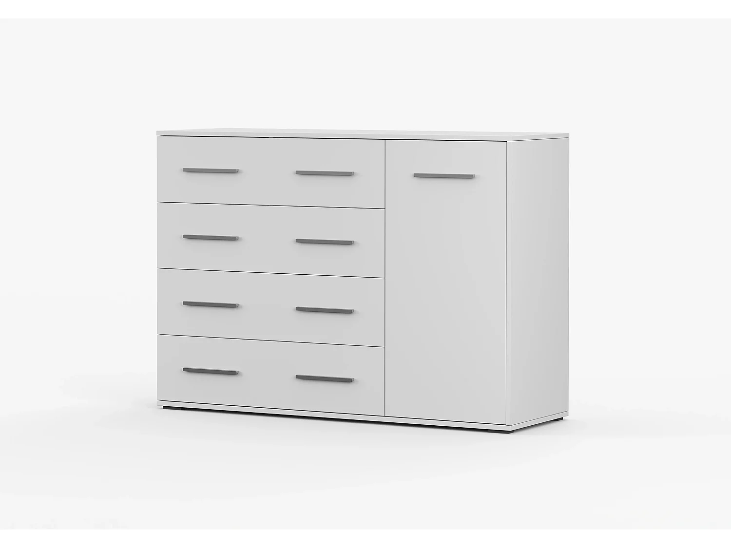 Commode Ilario II 135 cm - Blanc