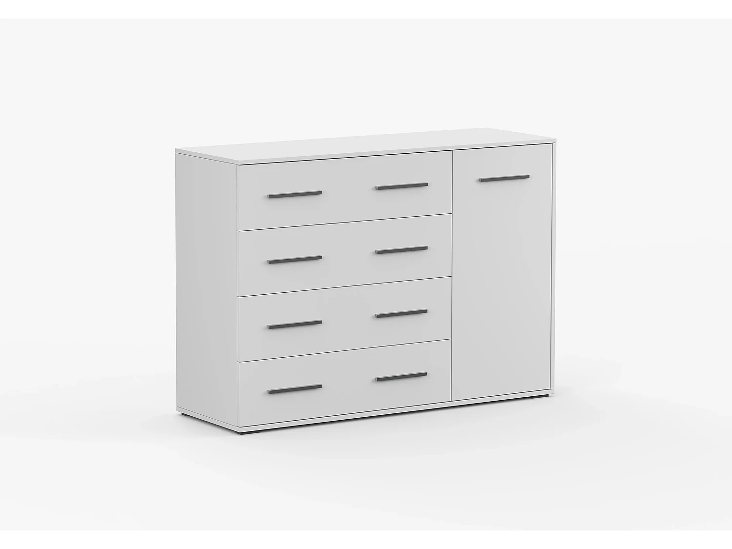 Commode Ilario II 135 cm - Blanc