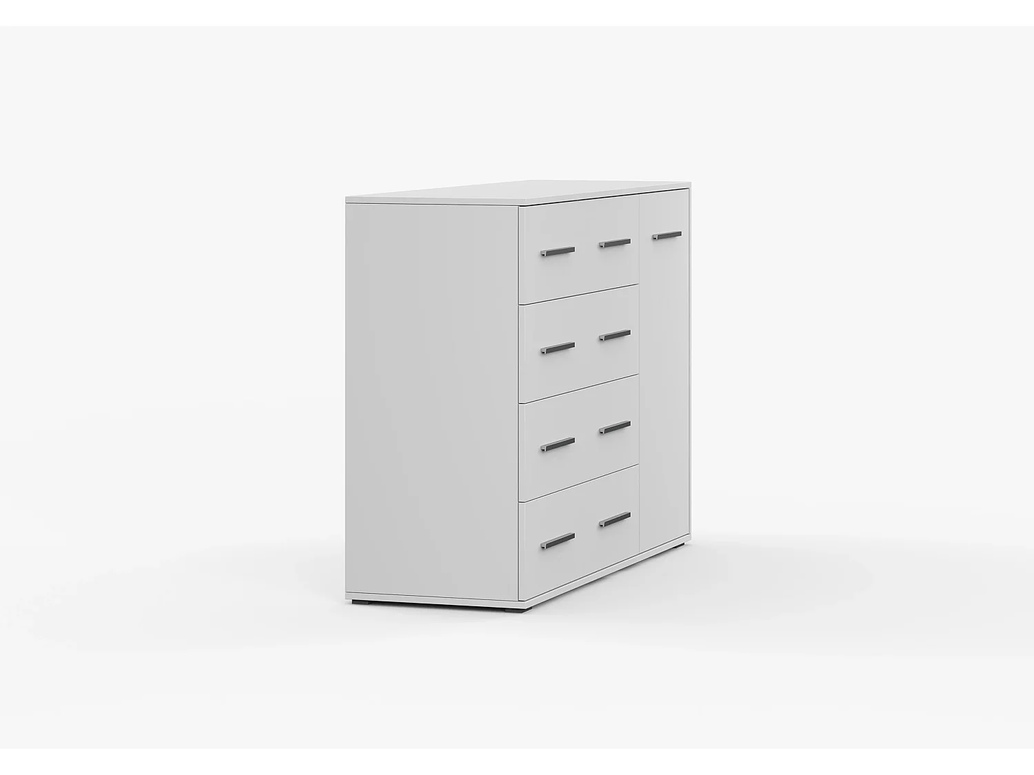 Commode Ilario II 135 cm - Blanc