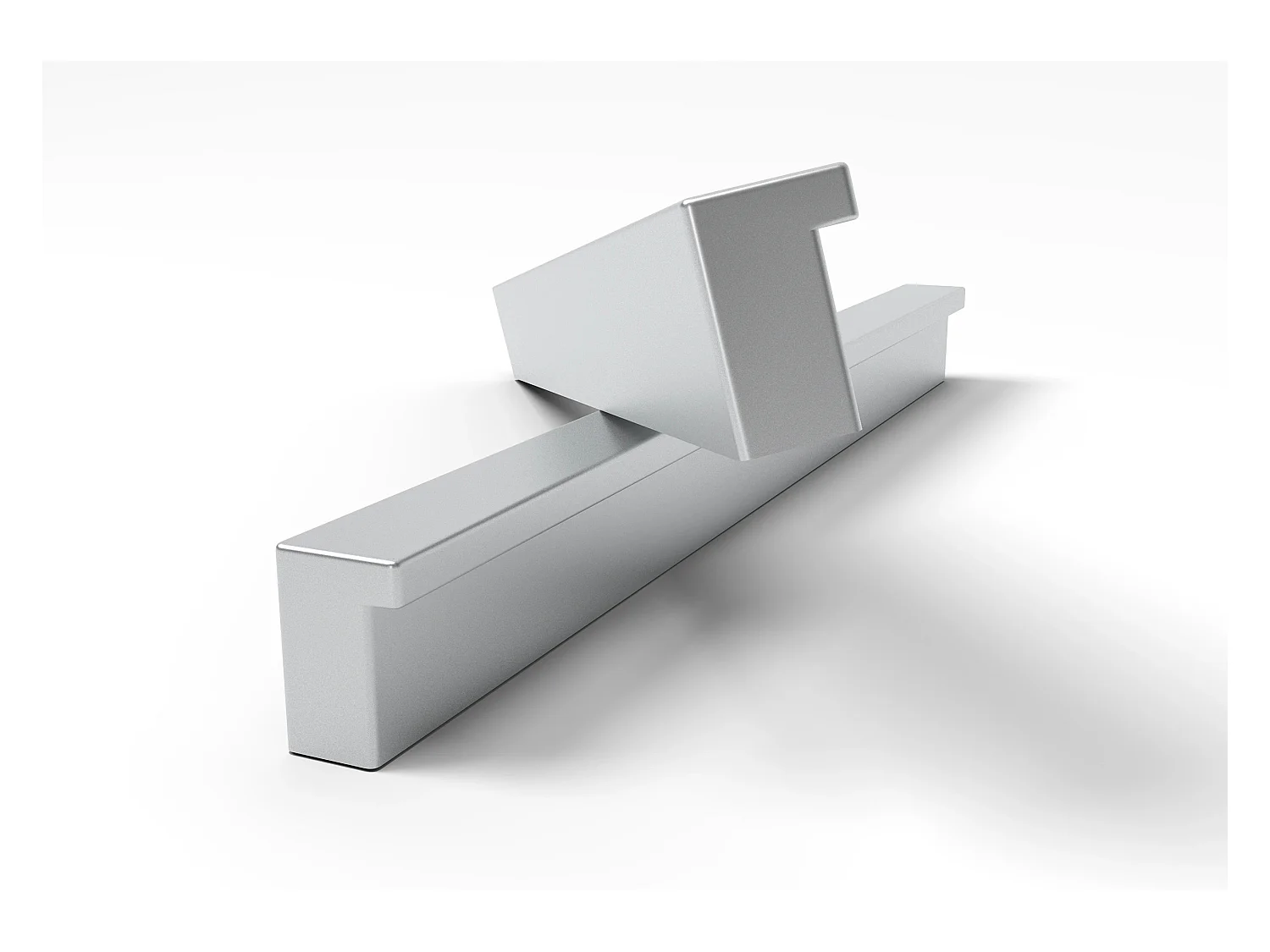 Buffet - Commode Ilario III 135 cm - Aspect mat - Artisan - Gris