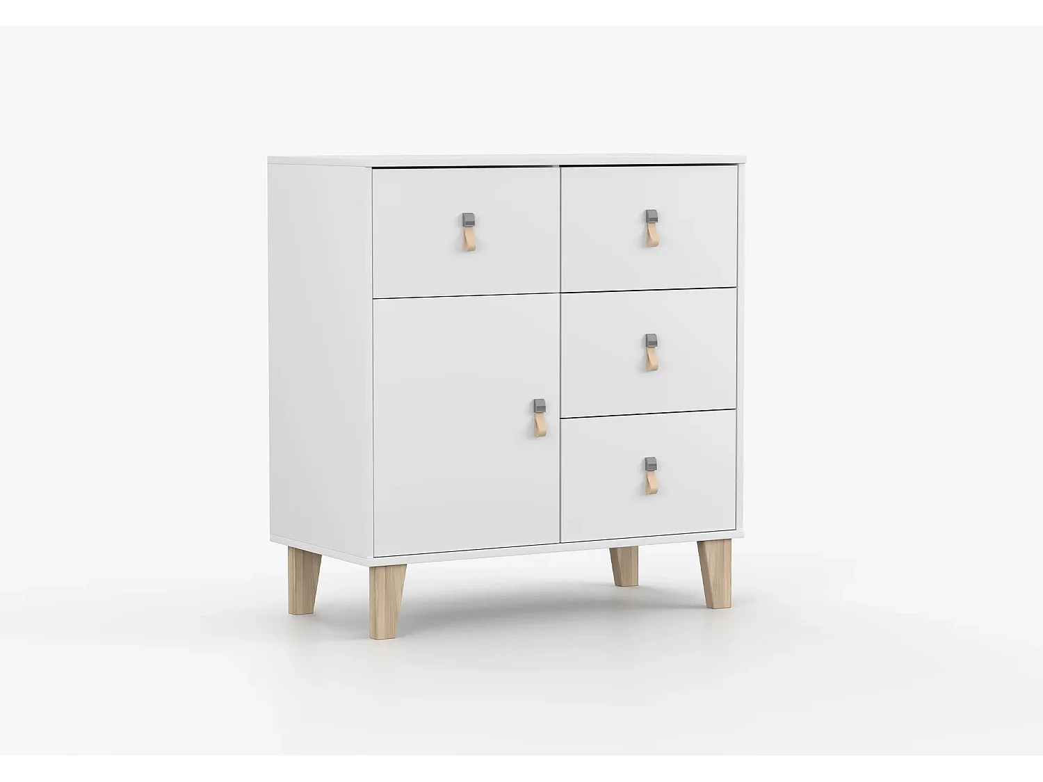Commode Liora 90 cm Blanc