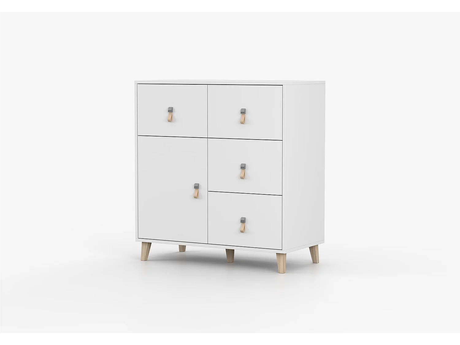 Commode Liora 90 cm Blanc