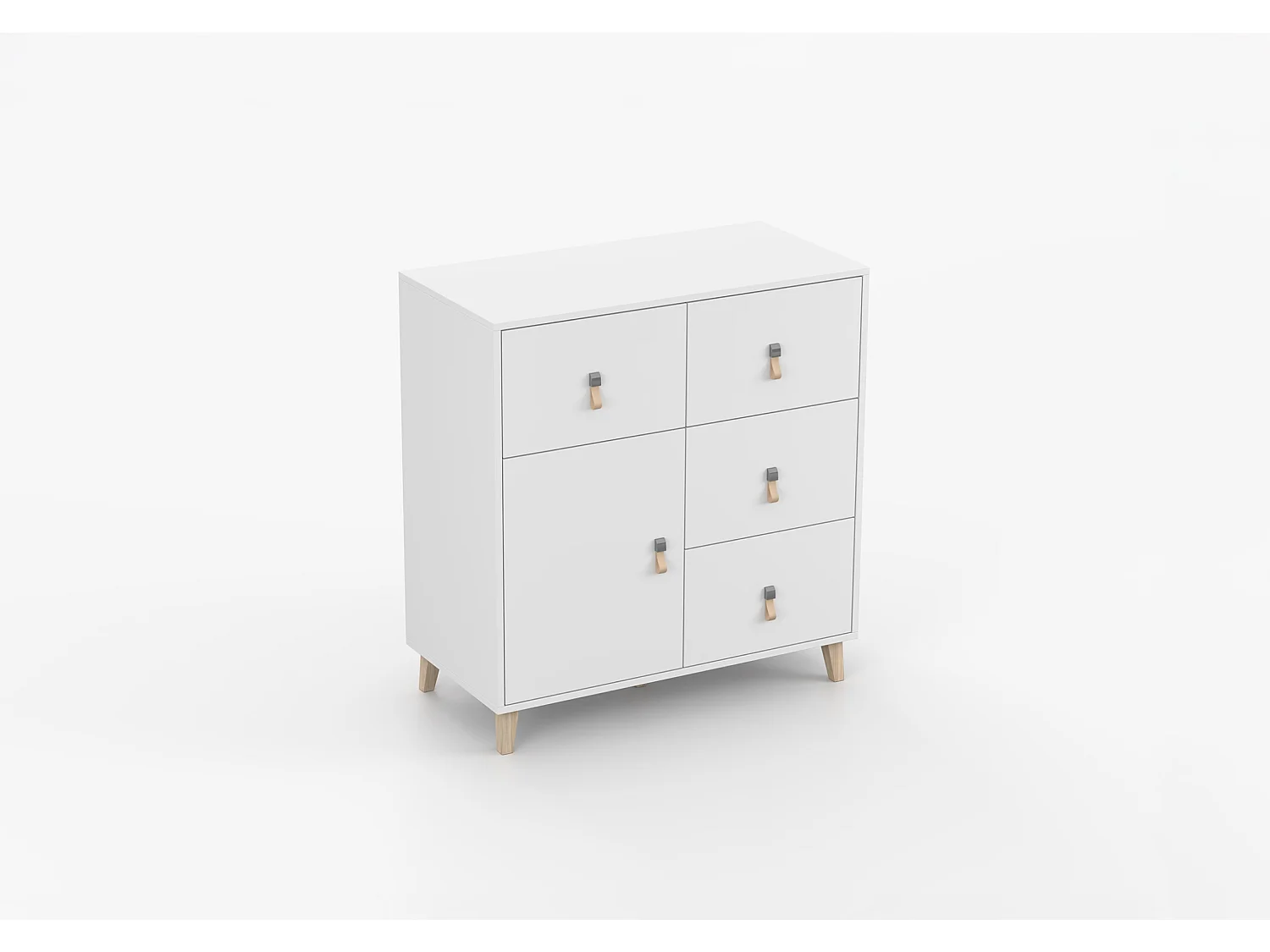 Commode Liora 90 cm Blanc