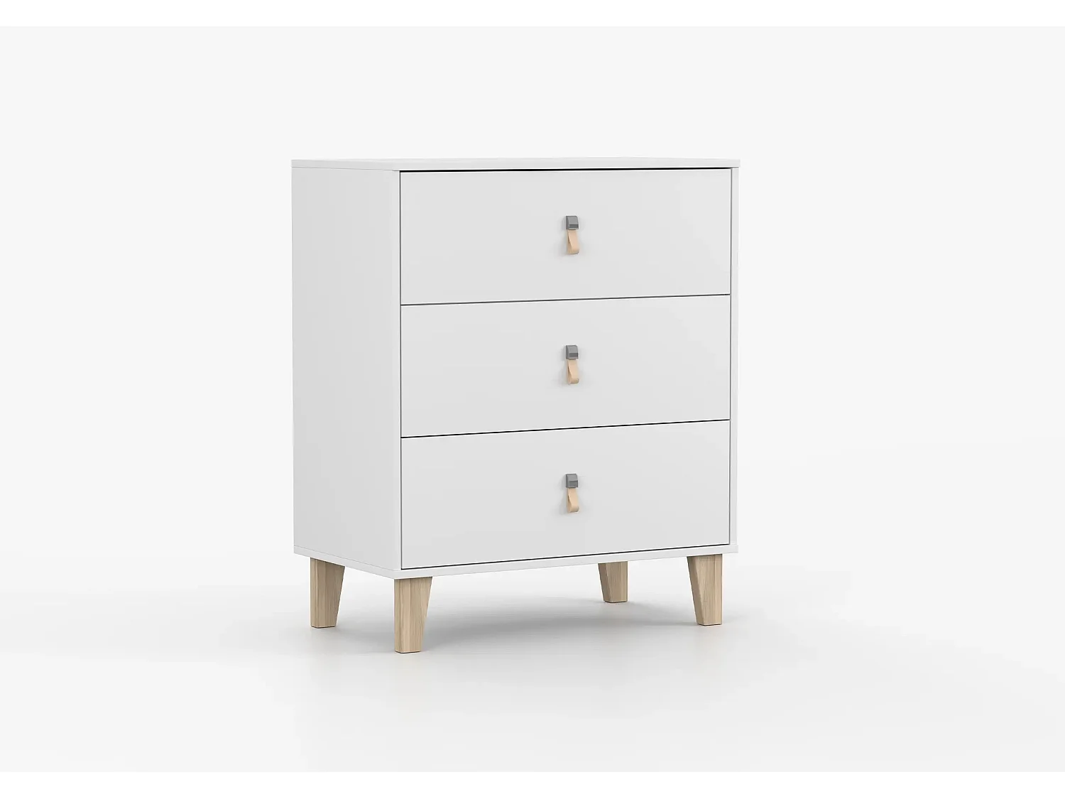 Commode Liora 80 cm Blanc