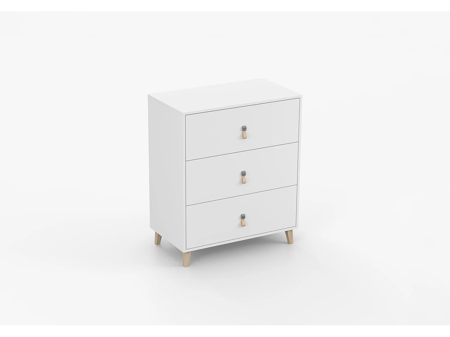 Commode Liora 80 cm Blanc