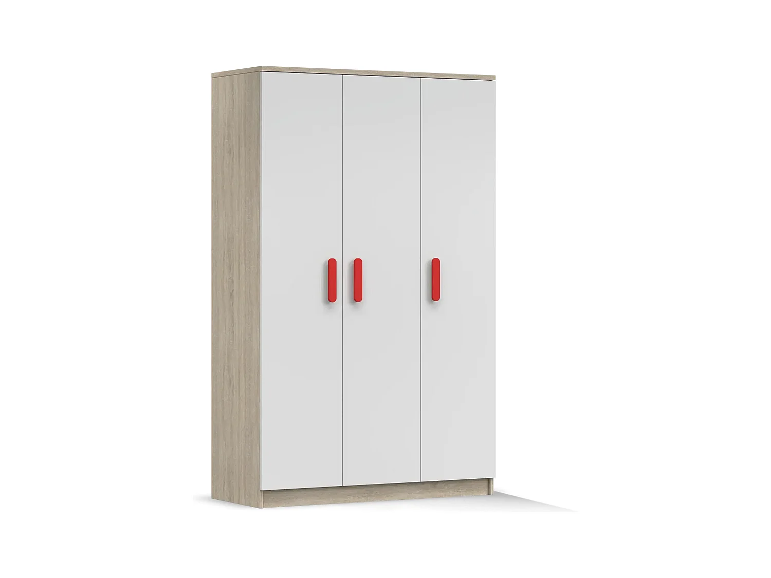 Armoire Lysandra 120 cm - Rouge