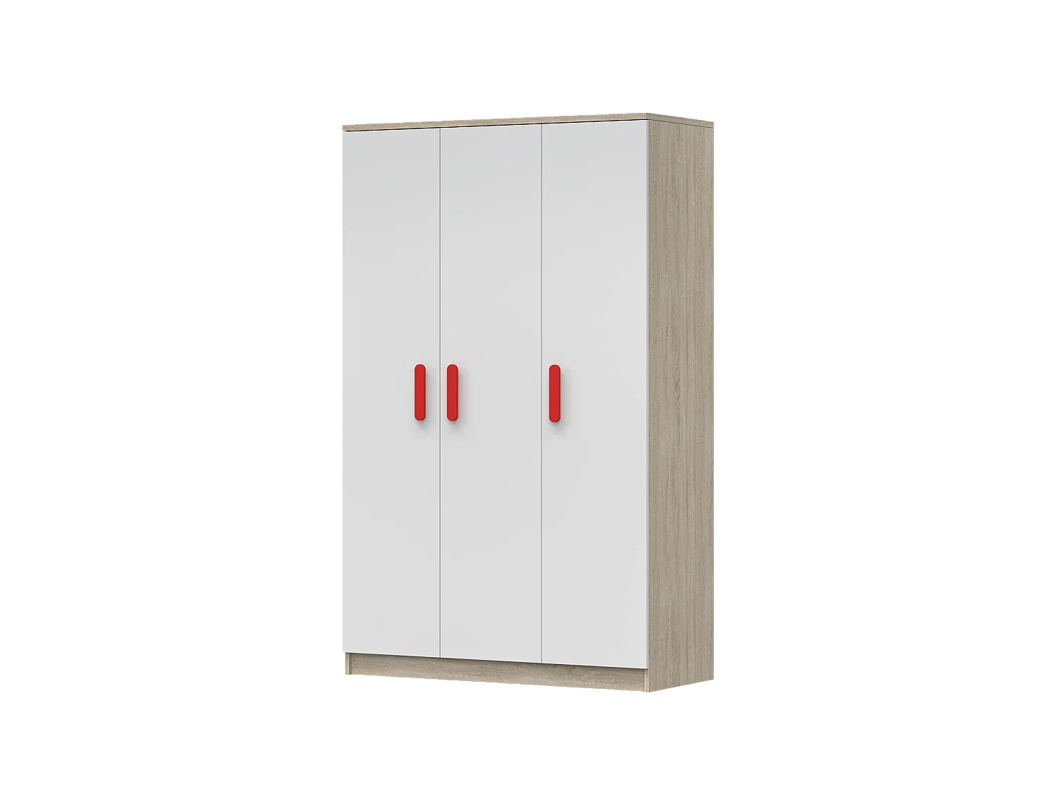Armoire Lysandra 120 cm - Rouge