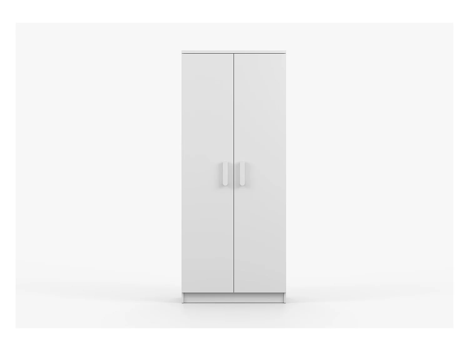 Armoire Nyssa 80 cm - Blanc