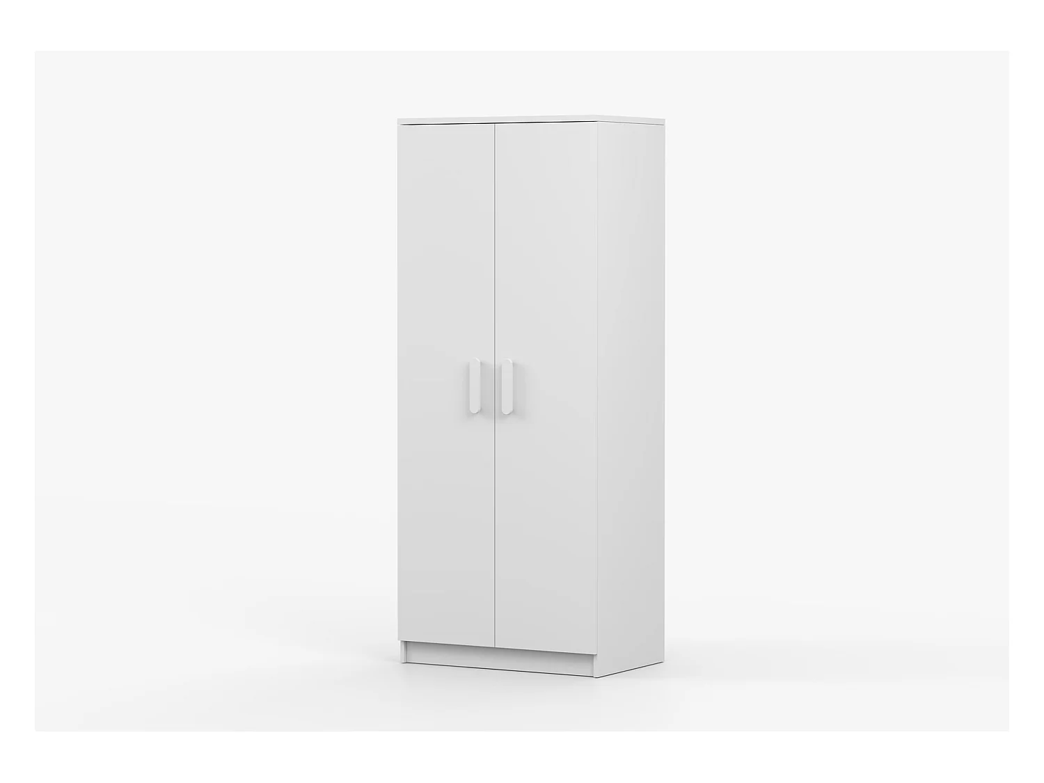 Armoire Nyssa 80 cm - Blanc