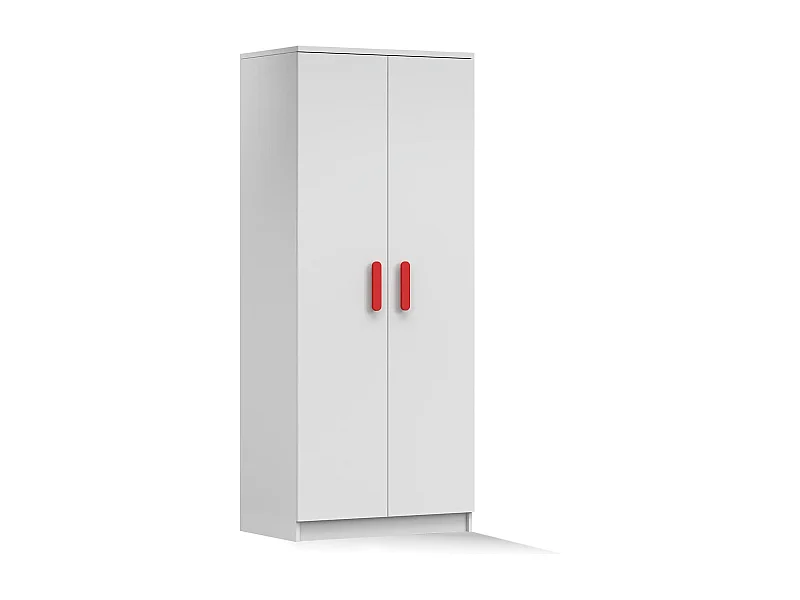 Armoire Nyssa 80 cm - Rouge