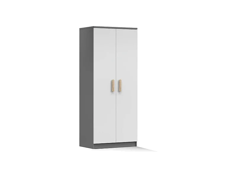 Armoire Zélina 80 cm - Chêne