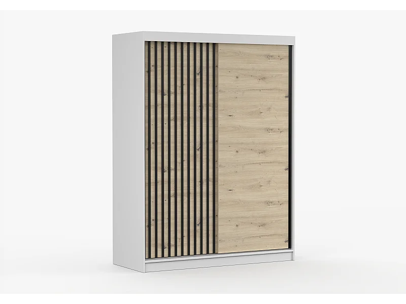 Armoire Phèdre 150 cm - Blanc - Artisan